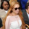 Lindsay Lohan quitte la cour de justice à l'issue de son procès et devra purger une peine de 3 mois ferme en cure de désintoxication, à Los Angeles, le 18 mars 2013. À New York, elle a échappé à toutes poursuites après une bagarre dans un club en novembre 2012.