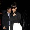 Kim Kardashian, enceinte, arrive à l'aéroport de Los Angeles. Le 24 mars 2013.