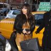 Kim Kardashian, enceinte, va faire du shopping à New York, le 26 mars 2013.