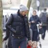 Belle journée pour David Beckham qui se promène avec sa fille Harper Seven à Londres le 27 mars 2013.
