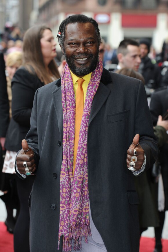 Levi Roots arrive pour la grande soirée des Prince's Trust Awards, le 26 mars 2013 à l'Odeon Leicester Square, à Londres.