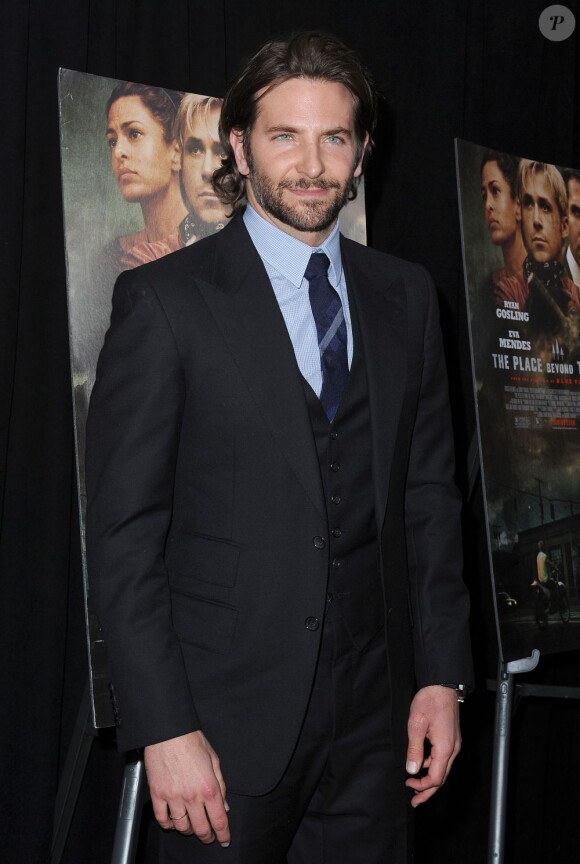 Bradley Cooper sex-symbol à la première de The Place Beyond The Pines à New York, le 28 mars 2013.