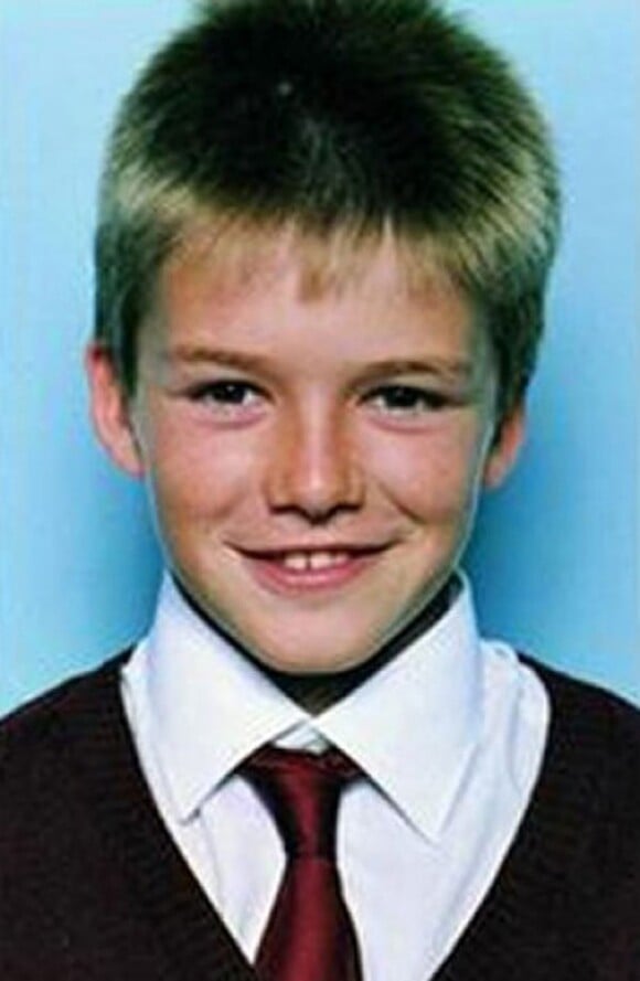Photo d'enfance de David Beckham