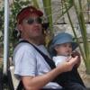 Scott Stuber et son fils Brooks à Cabo San Lucas. Le 29 mars 2013.