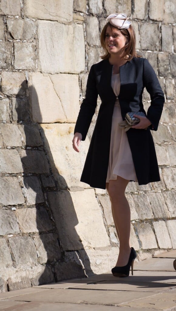 La princesse Eugenie d'York lors de la messe de Pâques à Windsor le 31 mars 2013.