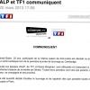 Communiqué officiel d'ALP - jeudi 28 mars 2013