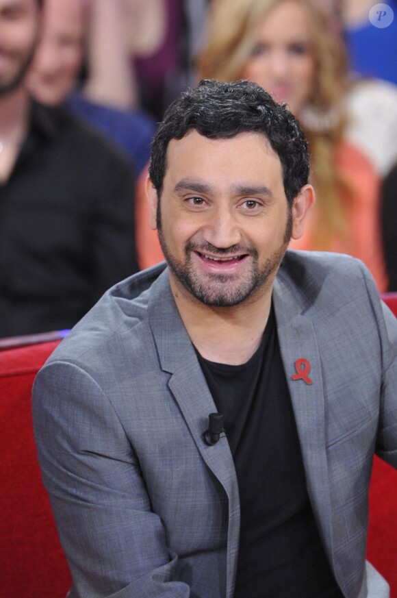 Cyril Hanouna à l'enregistrement de l'émission Vivement Dimanche à Paris, le 3 avril 2013. Elle sera diffusée le 7 avril 2013.