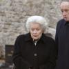Élisabeth de Gaulle et Philippe de Gaulle pour le 36°anniversaire de la mort du général Charles de Gaulle à Colombey-les-deux-Eglises, le 9 novembre 2006.