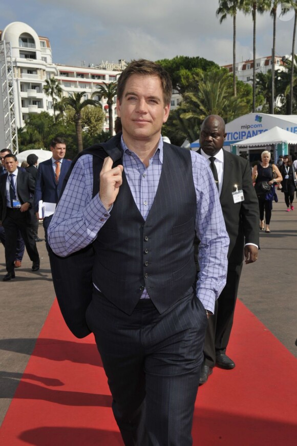 Michael Weatherly à Cannes, le 8 octobre 2012.