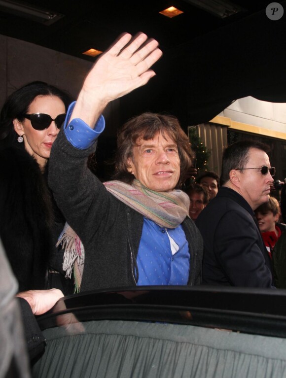 Mick Jagger à New York le 17 décembre 2012.