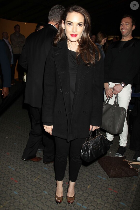 Winona Ryder arrive à l'avant-première de Disconnect à New York, le 8 avril 2013.