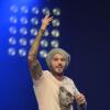 M. Pokora a fait le show lors de la soirée caritative Une Nuit à Makala, organisée par Rio Mavuba, le capitaine de l'équipe de foot de Lille, le 8 avril au Zénith de Lille.