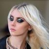 Taylor Momsen sur le tournage d'un clip à New York, le 9 avril 2013.