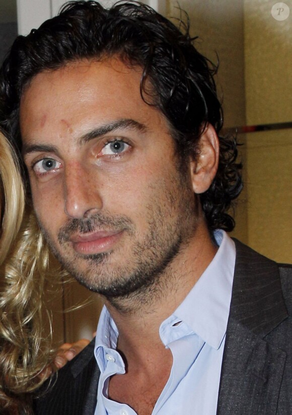 Guillaume Zarka, nouveau compagnon de Sylvie van der Vaart lors d'un événement chez Dior à Paris le 11 septembre 2012