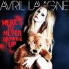 Avril Lavigne sur la pochette de son nouveau single Here's To Never Growing Up.