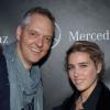 Marc Langenbrinck (directeur general de Mercedes-Benz France) et Vahina Giocante à Paris, le 11 avril 2013.