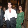 Simon Cowell et son ancienne petite amie Mezhgan Hussainy lors de la soirée My Beautiful Ball organisée à Londres le jeudi 11 avril 2013.