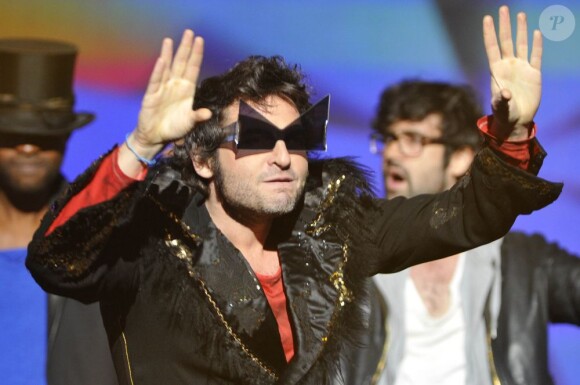 Matthieu Chédid lors des Victoires de la Musique le 08/02/2013.