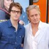Michael Douglas et son fils Cameron Douglas à Los Angeles le 27 avril 2009