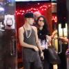 Exclusif - Justin Bieber et Selena Gomez quittent le restaurant japonais Yamato à Encino, le 16 novembre 2012.