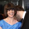 Dawn Porter et Chris O'Dowd à Londres en octobre 2012.