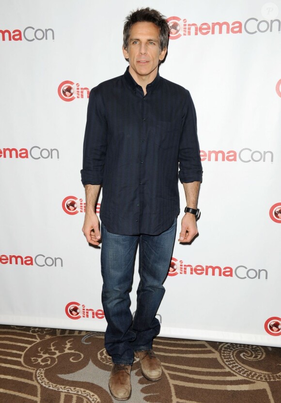 Ben Stiller au panel 20th Century Fox pour le CinemaCon au Ceasar's Palace Hotel de Las Vegas, le 18 avril 2013.