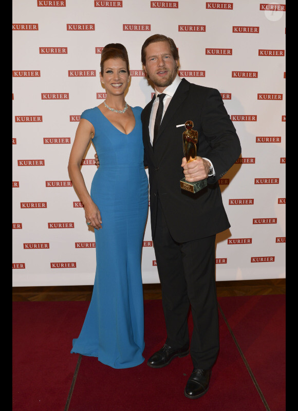 Kate Walsh et Henning Baum à Vienne lors des Romy Awards, le 20 avril 2013.