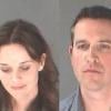 Photo d'arrestation de l'actrice Reese Witherspoon et de son mari Jim Toth. Le couple a été arrêté à Atlanta, le 19 avril 2013.