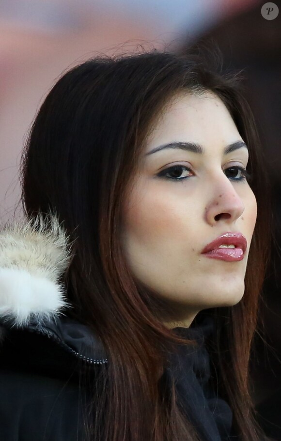 Yasmine Tordjman au Parc des Princes à Paris lors du match PSG-Nice le 21 avril 2013.