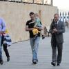 Exclu - John Travolta et son fils Benjamin à Sydney, le 18 avril 2013.