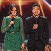 Khloé Kardashian Odom et Mario Lopez, animateurs de la saison 2 de l'émission The X Factor version américaine.