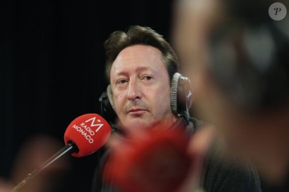 Julian Lennon, fils de John Lennon, invité de Radio Monaco, pour parler de sa fondation White Feather, le 23 avril 2013.