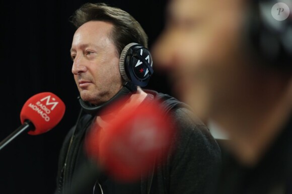 Julian Lennon, fils de John Lennon, invité de Radio Monaco, pour parler de sa fondation White Feather, le 23 avril 2013.