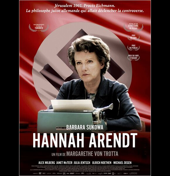 Affiche officielle de Hannah Arendt.