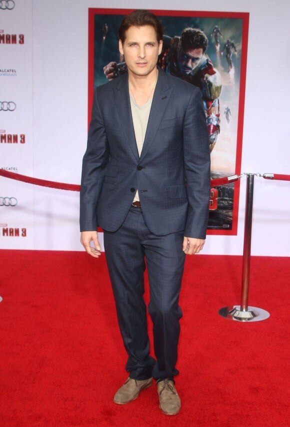 Peter Facinelli lors de l'avant-première du film Iron Man 3 à Hollywood (Los Angeles) le 24 avril 2013