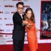 Robert Downey Jr. et sa femme Susan lors de l'avant-première du film Iron Man 3 à Hollywood (Los Angeles) le 24 avril 2013