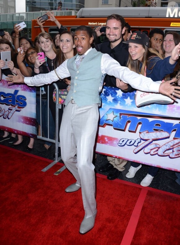 Nick Cannon à la soirée de lancement des auditions d'America's Got Talent à Los Angeles, le 24 avril 2013.