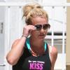 Britney Spears à la sortie de son cours de gym à Santa Monica, le 25 avril 2013.
