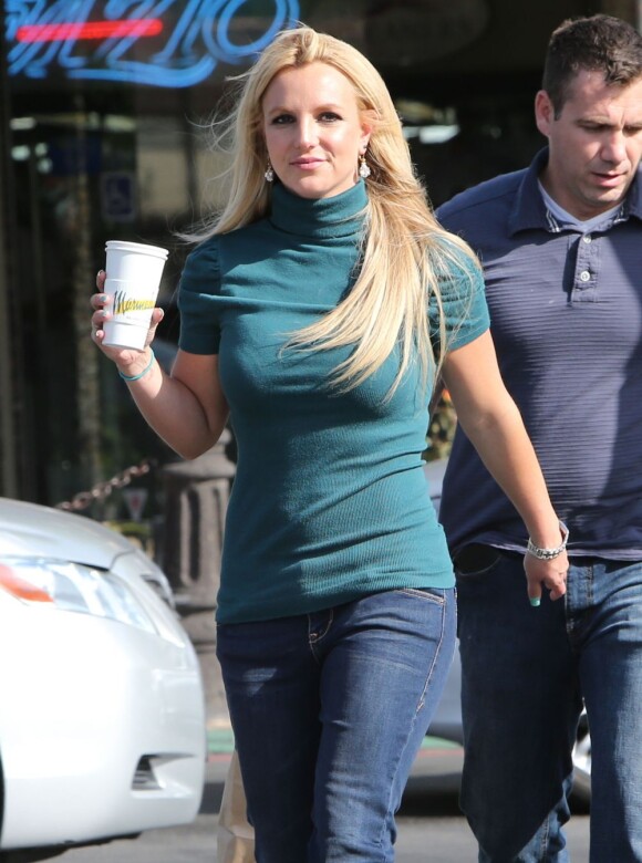 Britney Spears à Calabasas, le 24 avril 2013.