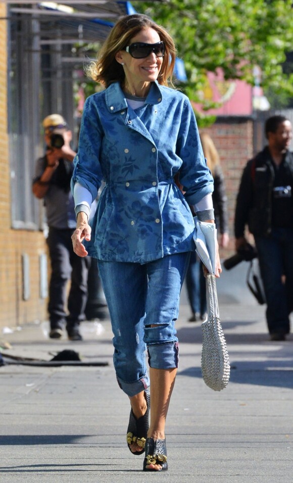 Sarah Jessica Parker à New York, le 26 avril 2013.