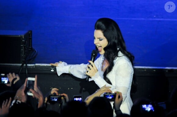 Lana Del Rey en concert à l'Olympia à Paris, le 27 avril 2013.