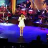 Lana Del Rey sur la scène de l'Olympia à Paris, le 27 avril 2013, dans le cadre de son Paradise Tour.