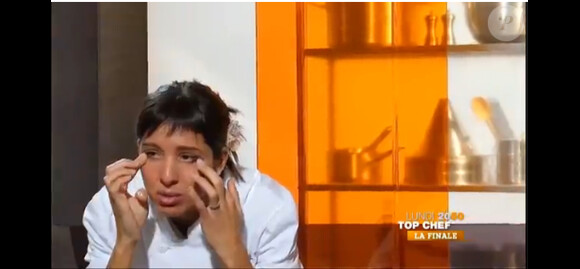 Naoëlle en larmes dans la grande finale de Top Chef 2013, lundi 29 avril 2013 sur M6