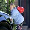 Kristen Bell se montre pour la première fois depuis la naissance de sa fille à Los Angeles, le 28 avril 2013.