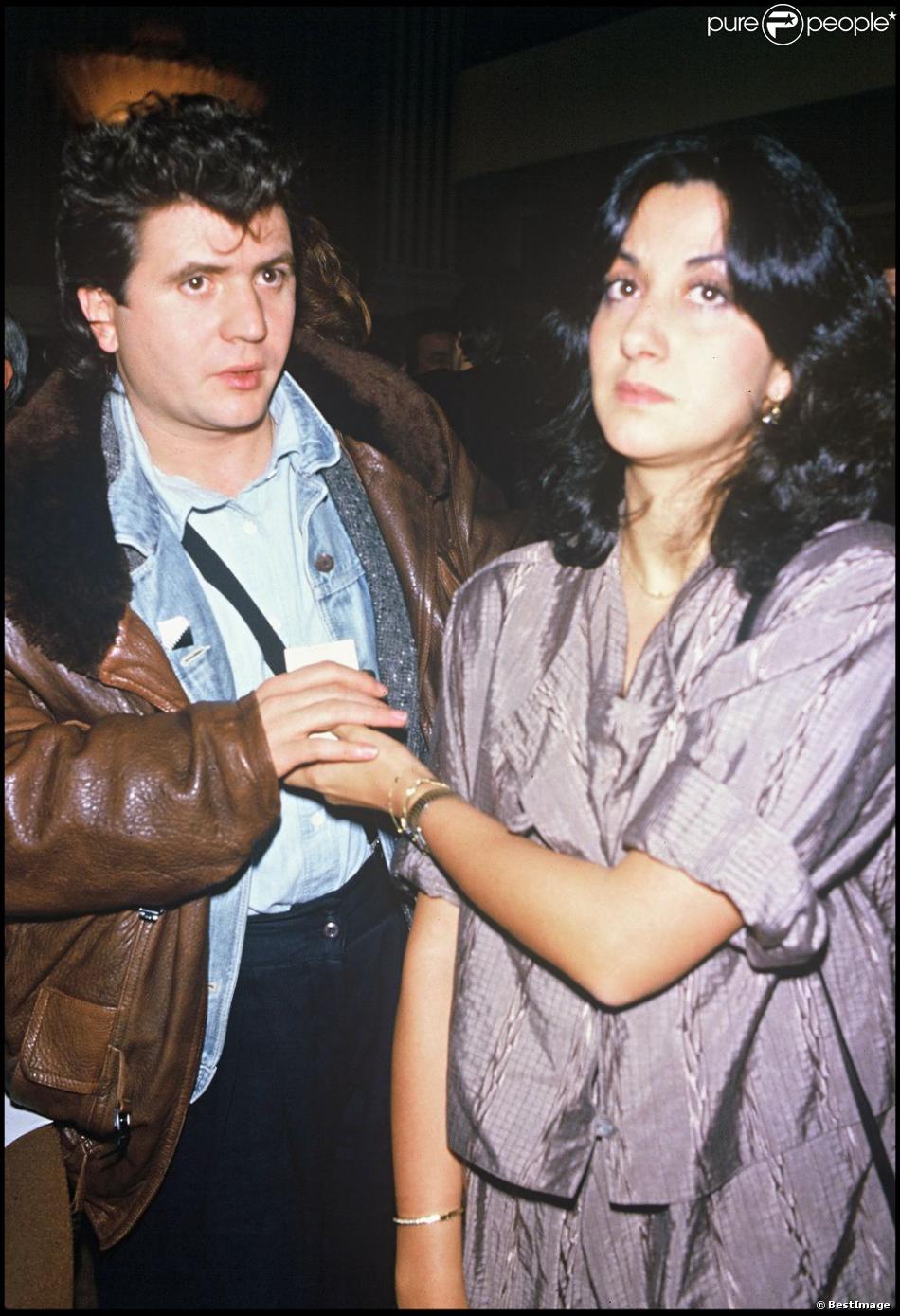  Daniel Balavoine et son épouse Corinne le 19 décembre 1984.  