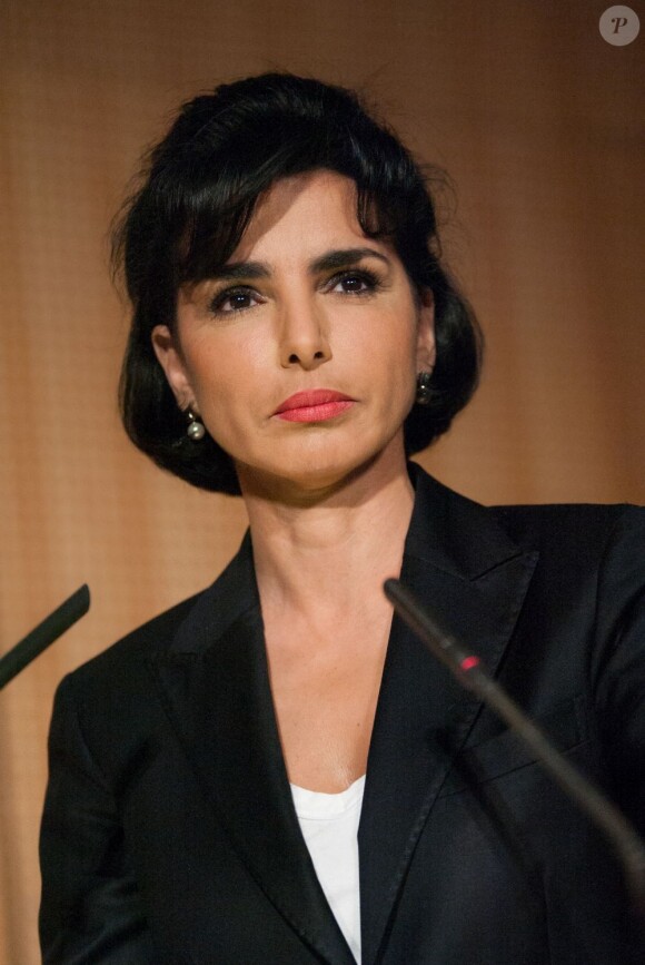 Rachida Dati lors d'un débat à Paris, le 17 avril 2013.