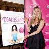 Jennifer Aniston lors du lancement du livre Yogalosophy de Mandy Ingber à Los Angeles le 30 avril 2013