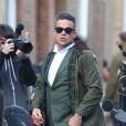 Exclusif - Robbie Williams tourne son nouveau clip à Londres, le 30 avril 2013.