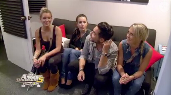 Aurélie, Maude, Alban et Marie dans les Anges de la télé-réalité 5, vendredi 3 mai 2013 sur NRJ12