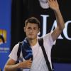 Bernard Tomic lors de l'Open d'Australie le 19 janvier 2013 à Melbourne